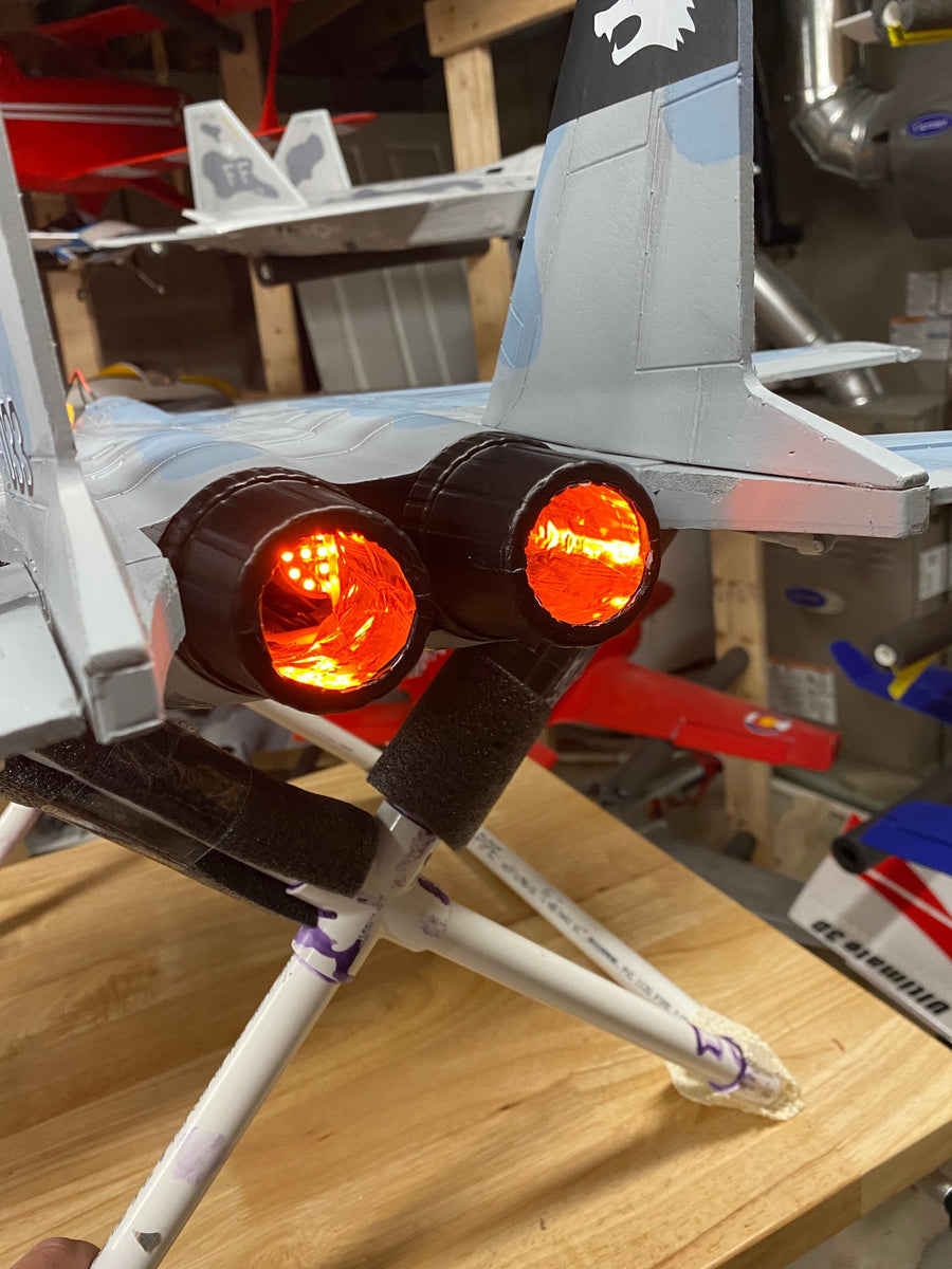 Freewing F9F Panther 64mm TrueFire LED Afterburner – 5280 RC
