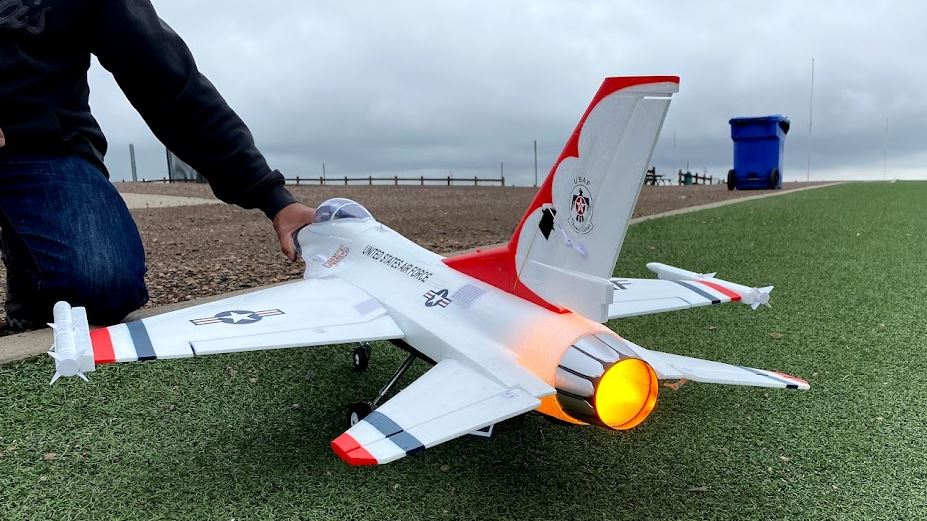 Freewing JAS Gripen 80mm TrueFire and BlueFire LED