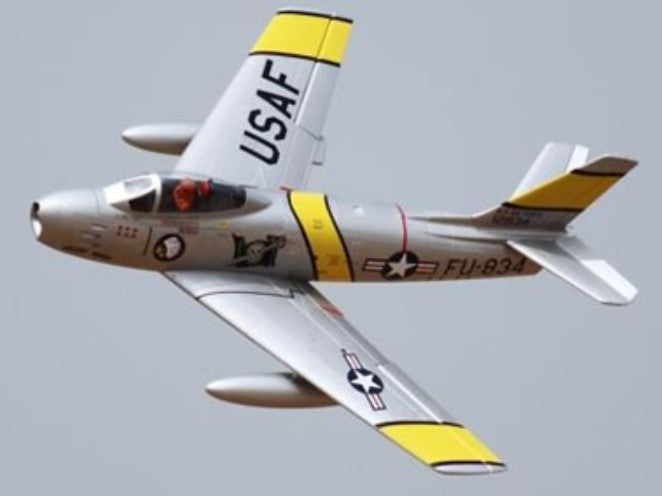 Freewing F-86 Sabre 80mm High Performance TrueFire and BlueFire