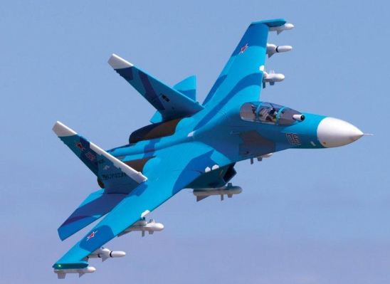 FMS SU-27 Twin 70mm TrueFire and BlueFire LED Afterburner
