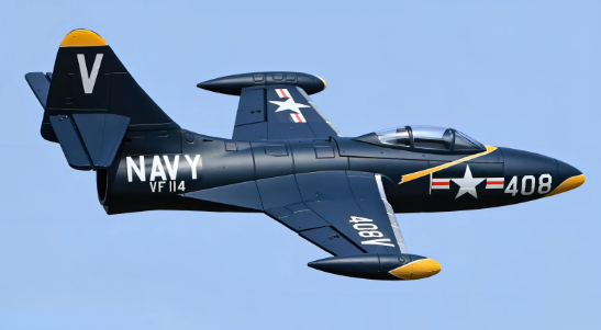 【完売】  F9F Freewing Panther RC 5280 – Afterburner LED TrueFire 64mm 完成品（電動）