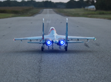 Freewing SU-35 Twin 70mm TrueFire and BlueFire LED Afterburner