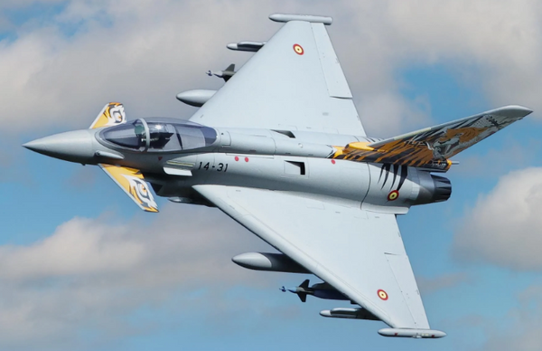 Freewing Eurofighter Typhoon 90mm TrueFire and Bluefire LED Afterburner